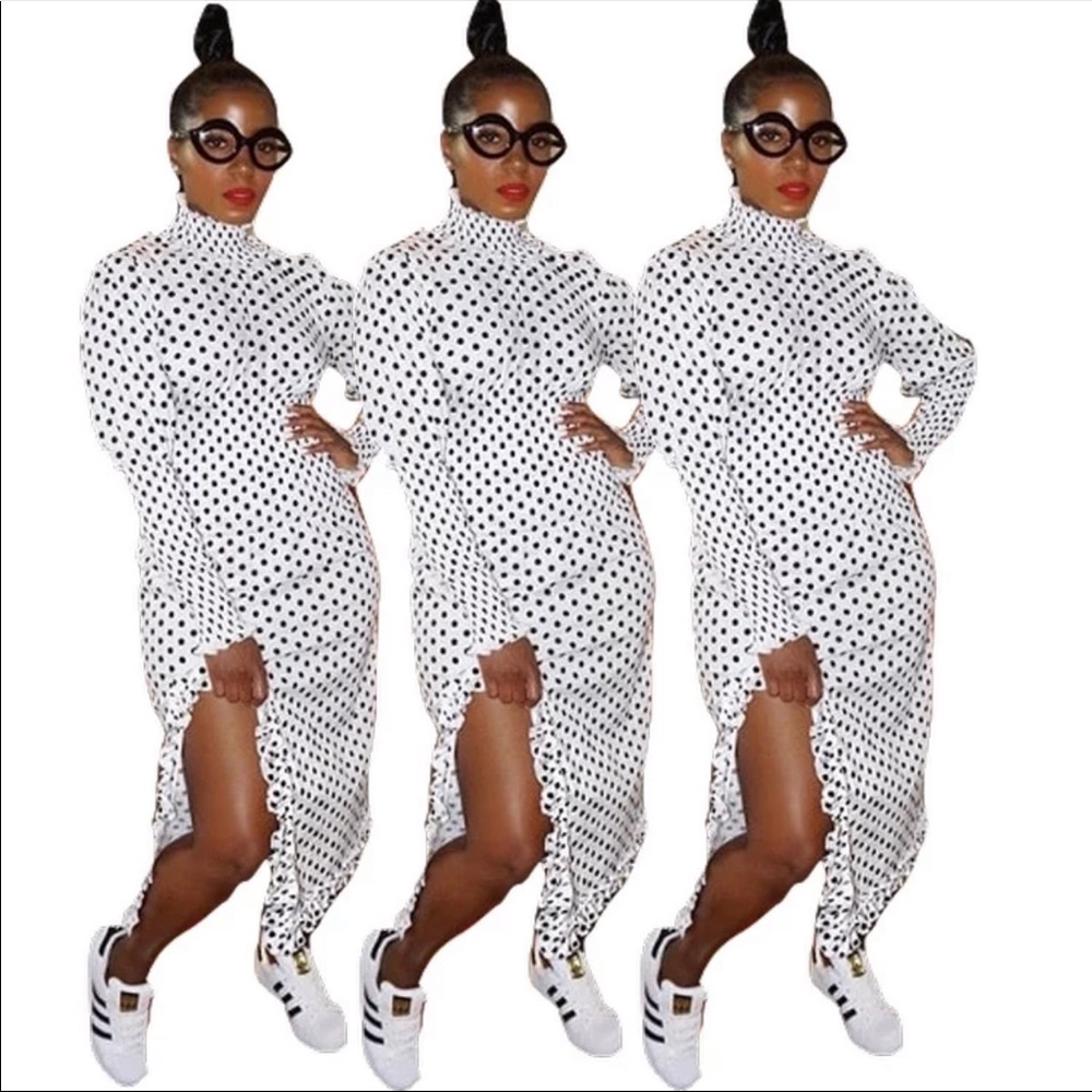 🔥Last One: New Polkadot Midi Dress